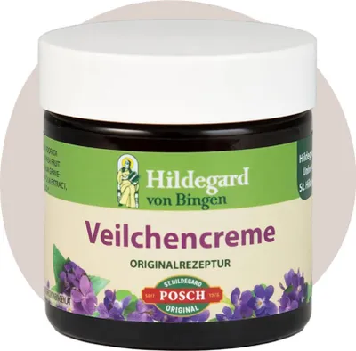 Produktbild von Pflegende Veilchencreme mit Märzveilchen nach Hildegard von Bingen Rezeptur 50ml