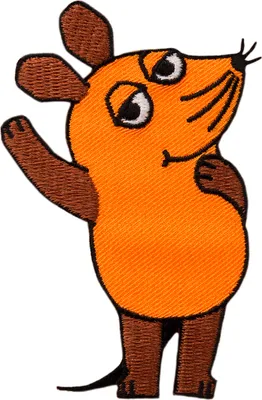 Produktbild von DIE MAUS - Aufnäher Iron-On Patch Applikation Aufbügler