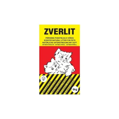 Obrázok produktu pre Prírodná podstielka s vôňou pre mačky 6 kg - červená