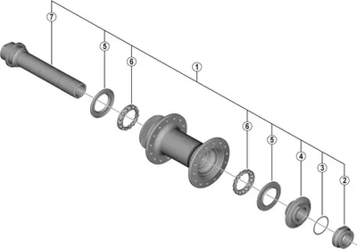 Produktbild von Shimano Tiagra Hb-rs470 Hinten Silber 142 mm Silber 142 mm