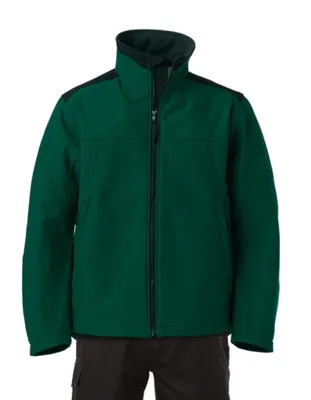 Produktbild von Workwear Soft Shell Jacket / Arbeitsjacke - Farbe: Bottle Green - Größe: 4XL
