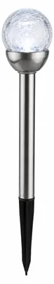 Produktbild von LED Crackle Solarlampe 15cm Farbwechsel Gartenleuchte Solar Kugel