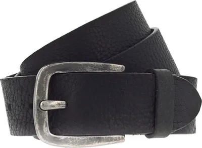 Produktbild von Vanzetti Leder Gürtel Denim Love 40mm Full Leather Belt W80 Black schwarz