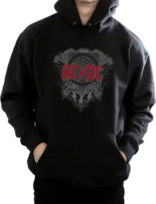 Image de AC/DC - Sweat à capuche pour homme "Black Ice" BI513 (S) (Noir)