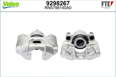 Produktbild von FTE Bremssattel Vorne Rechts für OPEL Vectra C Caravan (Z02) Ø57mm Grau 9298267