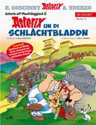 Obrázek produktu pro Asterix Mundart Meefränggisch V: Asterix un di Schlåchtbladdn