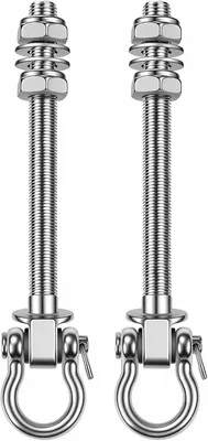 Produktbild von Schaukelhaken M10, 2 Stück, Edelstahl, 280 mm, für Garten