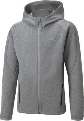 Productafbeelding van Puma Evostripe hoodie met volledige rits, donkerblauw, modelnummer 84698903, voor kinderen
