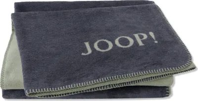 Produktbild von JOOP! Plaid MELANGE-Doubleface Farbe Navy-Oliv Größe 150x200 cm