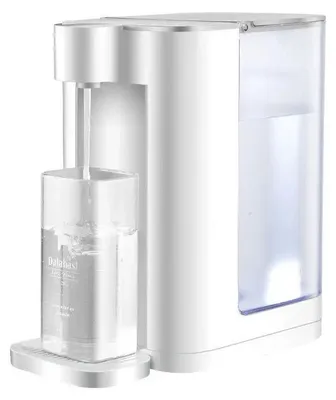 Image de Fontaine à eau pour animaux de compagnie - Fontaine à eau automatique et distributeur d'eau - Pour chats et chiens - Pompe silencieuse - Système de filtration à quatre niveaux - Grand réservoir d'eau - Blanc