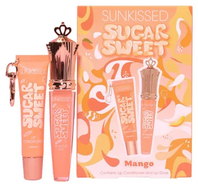 Productafbeelding van Sunkissed Sugar Sweet Mango: Geschenkset met 16 ml lippenbalsem en 8 ml lipglans