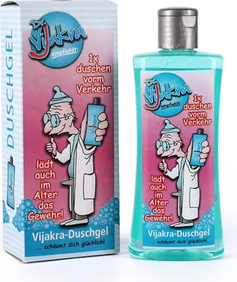 Produktbild von Lustiges Vijakra Duschgel als Scherzgeschenk – 250 ml – Geschenkidee zum Geburtstag