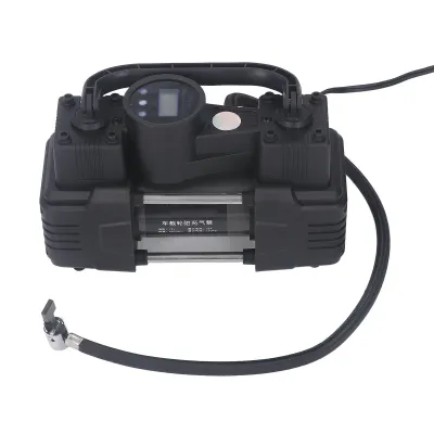 Produktbild von Luftkompressor-Pumpe,Auto-Luftpumpe,Pkw-Reifenfüller,Zweizylinder-Luftpumpe,Reifenfüller mit LED-Licht,Lkw-Reifenfüller