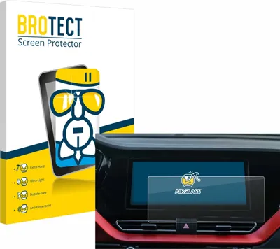 Produktbild von BROTECT Schutzglas für Kia E-Niro 2020 Infotainment System Schutzfolie Panzer Folie Glas Display Schutz klar