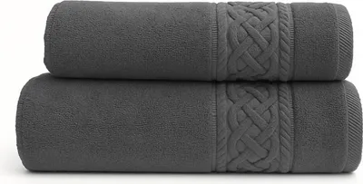 Produktbild von Handtuch, Baumwollhandtuch, elegant, Sydney 70x140 Dunkelgrau