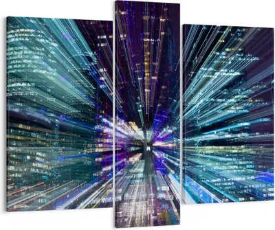 Produktbild von Bild auf Leinwand - Leinwandbild - Abstraktion modern - 95x80cm - Wand Bild - Wanddeko - Wandbilder - Leinwanddruck - Bilder - Kunstdruck - Wanddekoration - Leinwand bilder - Wandkunst - CB95x80-4044