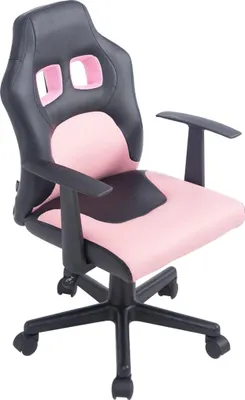 Produktbild von Kinder Bürostuhl HLO-CP91 schwarz/pink