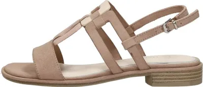 Image de Marco Tozzi Sandalen Plat Sandalen Plat - Beige - Maat 42