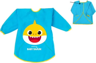 Produktbild von Baby Shark Kinderschürze – Bunte Schürze für kleine Künstler und Hobbyköche 6/7 Jahre