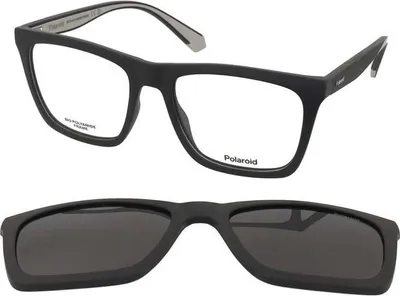 Produktbild von Polaroid PLD D591/C Matte black grey 55/17/145 Herren Brillen