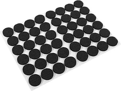 Produktbild von Filzgleiter Möbelgleiter Parkettschoner selbstklebend rund eckig 22-46 mm Schwarz, Größe:22mm