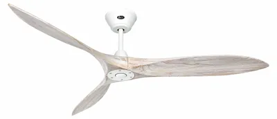 Produktbild von Energiespar Deckenventilator mit Fernbedienung Eco Airscrew 152 cm Weiß matt / Weiß gebürstet
