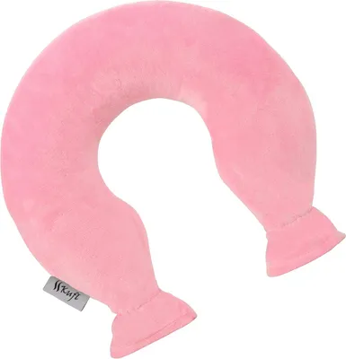 Productafbeelding van Warmwaterkruik van PVC met een zachte fleece hoes en een grote opening, wasbaar - verlicht nek-, rug- en schouderpijn door warmte