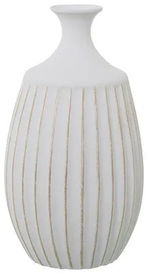 Produktbild von DRW Krug, Keramik, weiß matt und vergoldet, 48x27x27 cm
