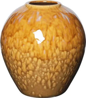 Produktbild von Broste Copenhagen Ingrid Vase M Keramik Apple Cinnamon 25,5 cm