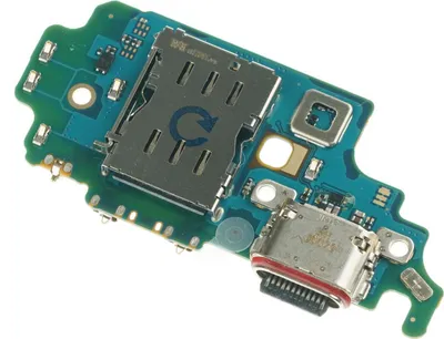 Produktbild von Ladebuchse für Samsung Galaxy S21 Ultra 5G (SM-G998B) USB-C Platine Mikrofon, Simkartenleser, Speicherkartenleser Ladeanschluss Lade Eingang