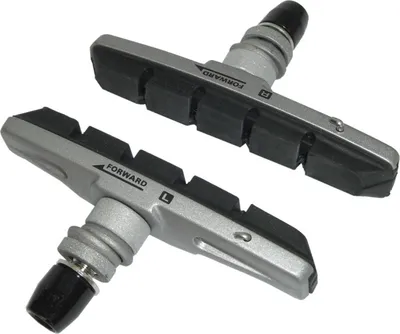 Produktbild von SHIMANO Y8W798010 Bremsschuhe 'M70CT4' für V-Brake, silber (1 Paar)
