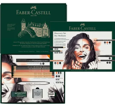Image de Faber-Castell 112925 FABER-CASTELL Discovery Set trockene Künstlerprodukte