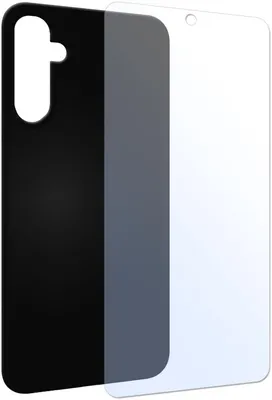 Image de PEDEA Etui souple TPU Samsung Galaxy A55 5G,noir + verre de protection