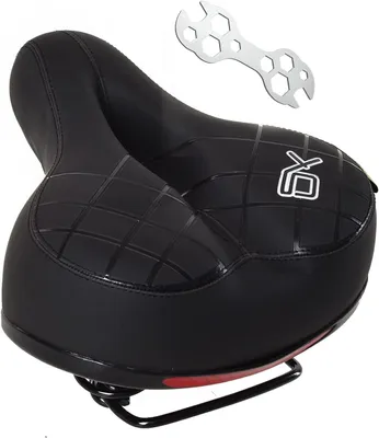 Immagine prodotto di Sella per bicicletta, 25x21 cm, ammortizzata, adatta per city bike