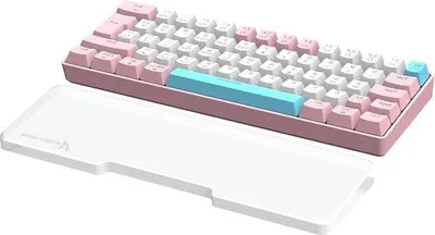 Immagine prodotto di Supporto ergonomico per tastiera - 61 tasti - Acrilico trasparente - Poggiapolsi antiscivolo - Per uso in ufficio