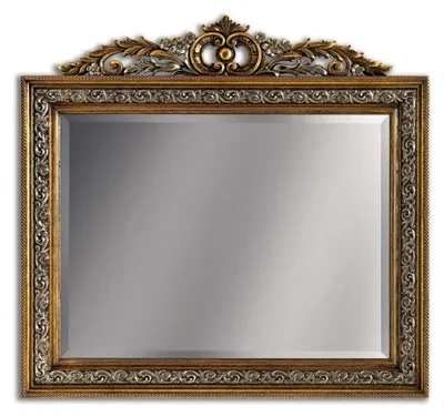 Immagine prodotto di Specchio classico di design Specchio da parete quadrato in oro barocco Modello BV1579O