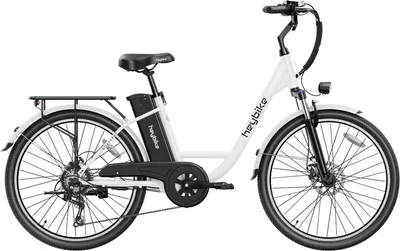 Produktbild von E-Bike Heybike Cityscape - 250W Akku 36V10Ah 26 Zoll Reifen Mechanische Scheibenbremse - wei?e