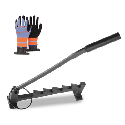 Produktbild von Manueller Wand-Holzspalter Kohlenstoffstahl, Tragbares Spaltwerkzeug mit 2 abnehmbaren Griffen, ideal für Anzündholz, Camping & Outdoor