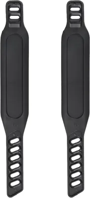 Obrázok produktu pre Pedálové remienky na stacionárny bicykel 1 pár, 12 cm, čierne, nastaviteľné popruhy na nohy, pre stacionárny