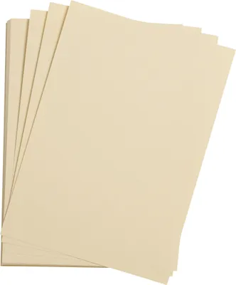 Produktbild von Clairefontaine Zeichenpapier 50x65 cm 160g, Pack. 24 Bogen - Elfenbein 93782C