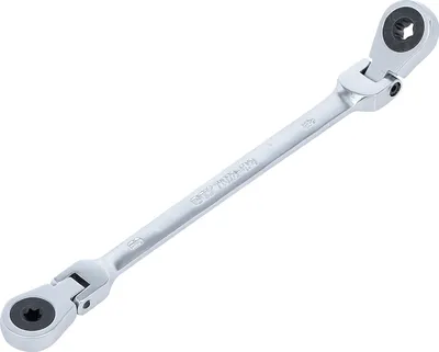 Immagine prodotto di BGS Chiave ad anello a doppio cricchetto angolata con teste ad anello profilo E SW E10 x E12 - 71028-10X12