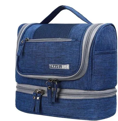Produktbild von Wasser Repellent Travel-Make-Uptas mit Häkeln - 3-in-1 WCtas für Frauen und Männer