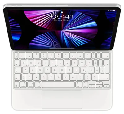 Productafbeelding van Apple Magic Keyboard voor de Apple iPad Air 11 inch (2026) M4 / (2025) M3 / (2024) M2 / Air 5 (2022) / Air 4 (2020) / Pro 11 (18/20/21/22) - QWERTZ / DE - Wit
