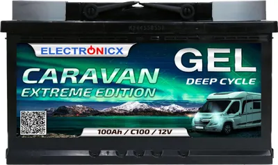 Produktbild von Electronicx Caravan EXTREME Edition GEL Batterie 100 AH 12V Wohnmobil Boot Versorgung