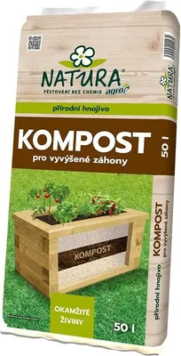 Obrázek produktu pro Kompost pro vyvýšené záhony NATURA 50 l