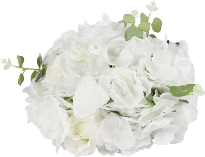 Produktbild von 10 Stück  Blumenstrauß Blumenkugeln aus Kunststoff Weiß