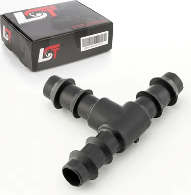 Produktbild von Verbinder Kupplung T-Stück Bewässerungssystem Tropfbewässerung PE-Rohr 3x16 mm