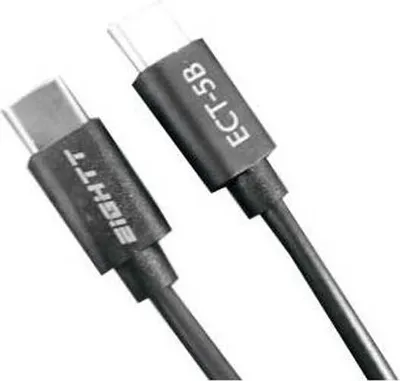 Produktbild von Eightt ECT-5B, 1 m, USB C, USB C, Schwarz