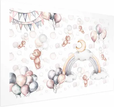 Produktbild von Posterpapier Poster - Bears in the Sky 90x60 cm Für Kinder e-C-10071-ao-a