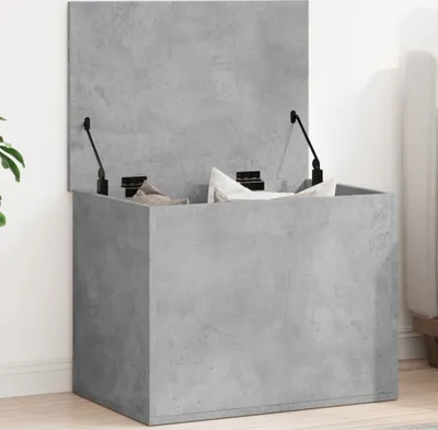 Produktbild von Möbel Truhe Betongrau 60x42x46 cm Holzwerkstoff - Sitztruhen 840656